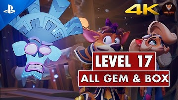 PS5 Crash Bandicoot 4 - All Boxes and Hidden Gem Level 17 SNOW WAY OUT AMAZING