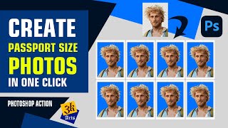 How to Make Passport Size Photos in Photoshop Using Actions screenshot 5