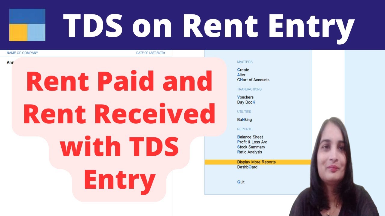 TDS on Rent Entry in Tally Prime | Step-by-Step Hindi Tutorial| Rent TDS Entry Explained|