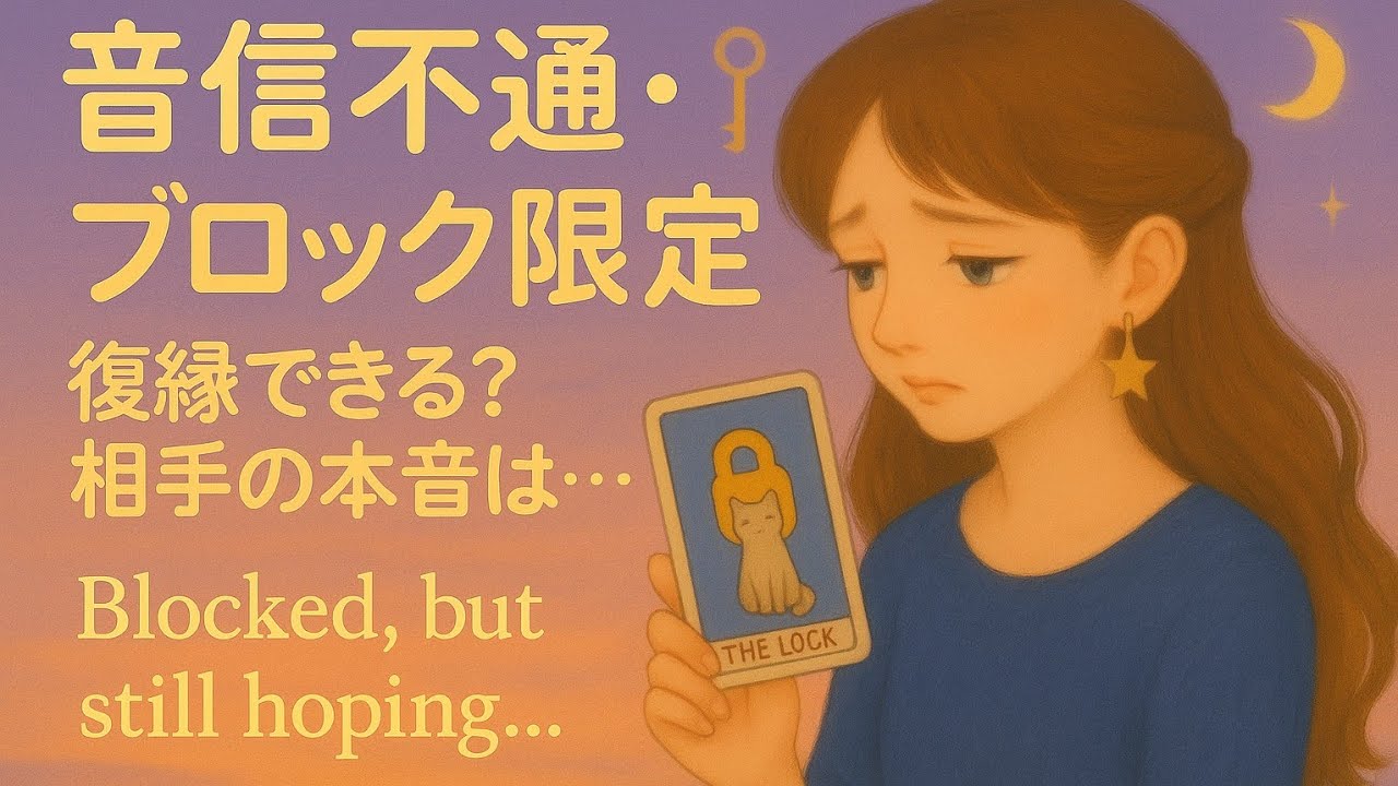 厳しめ注意🔥音信不通、ブロック限定。元恋人と復縁出来ますか？🥺タロット占い🔮🌟