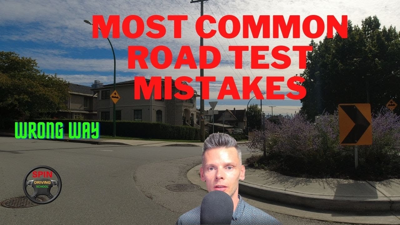TOP 10 Most Common Road Test Mistakes (big and small) BURNABY B.C - YouTube