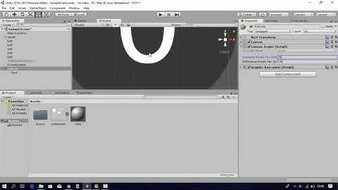 UNİTY how to fix blurry UI TEXT 2018.1.8 (FİXED)