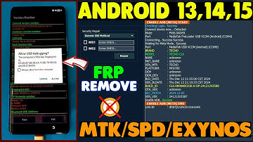 🔥 Finally Android 13/14/15 FRP Lock Fix  | New FRP Tool 2025 | Google Account Lock  Solution