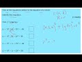 Equation of a Circle Year 12 Year 13 AQA AS Paper 2 Question
