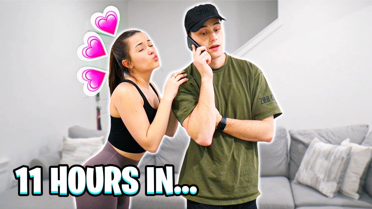 How LONG Will It Take For My Husband To KISS Me FIRST! *CUTE REACTION*