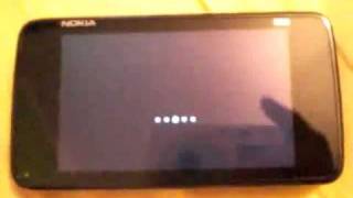První zapnutí Nokia N900.avi