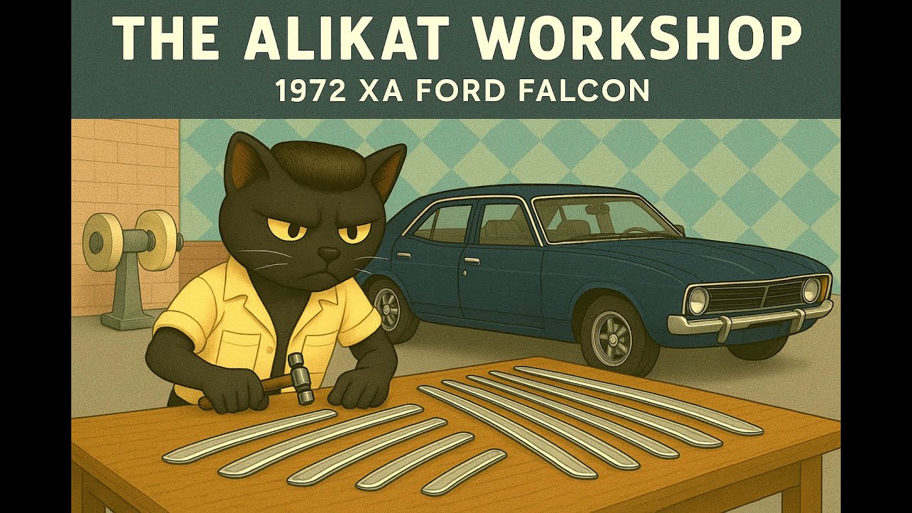 1972 Ford XA Falcon stainless mouldings restoration