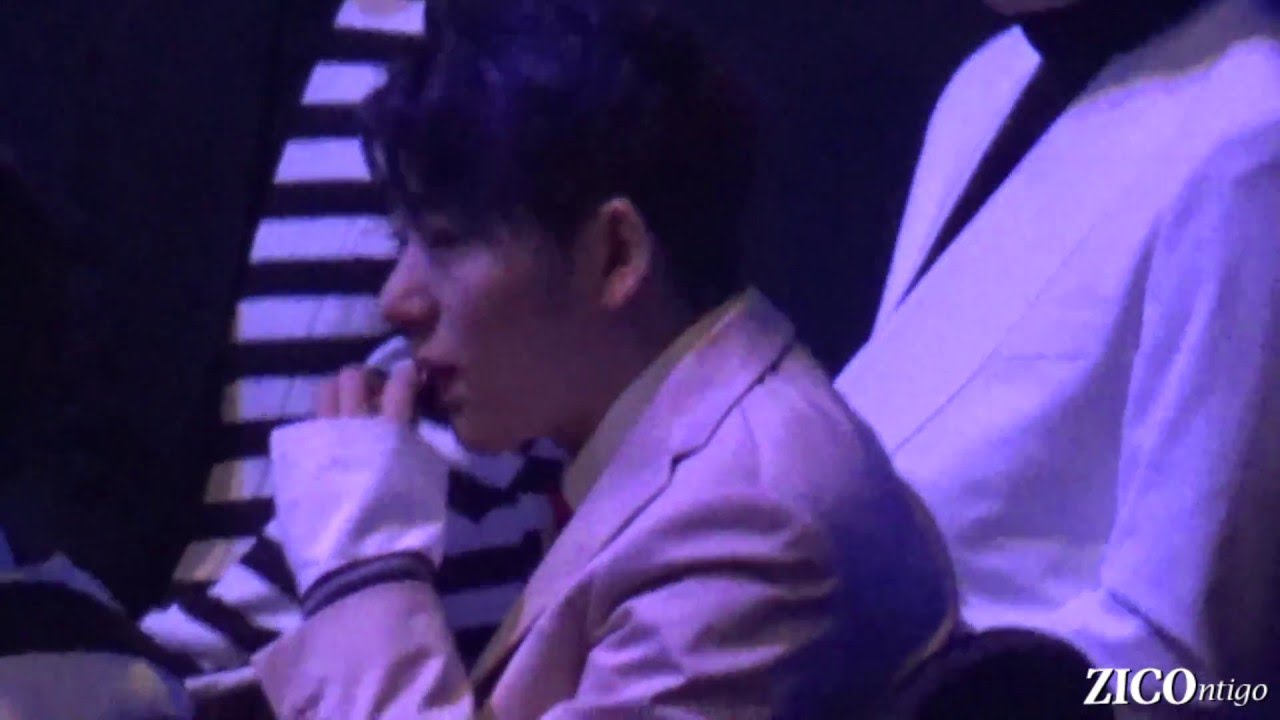 20160217 가온차트어워드 @올림픽홀 :: 지코 대기석 - 승리선배님의 수상소감에 빵터졌네