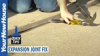 Fixing an Expansion Joint