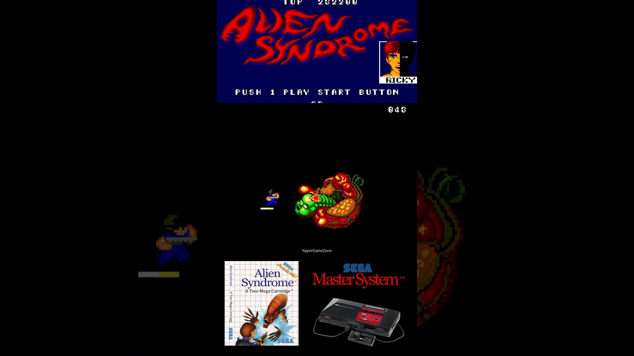 Alien Syndrome Boss 6  #mastersystem #retrogaming #sega #retro #aliensyndrome