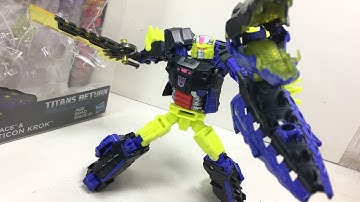 Transformers Titans Return Deluxe Krok Chefatron Review