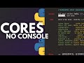 CORES, BARRAS DE PROGRESSO E TABELAS - PERSONALIZANDO O TERMINAL DO PYTHON