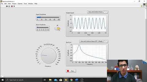 Digital Spectrum Analyzer In LabVIEW ELCN100