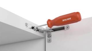 Air hinge for wooden doors by Salice from Buller ltd