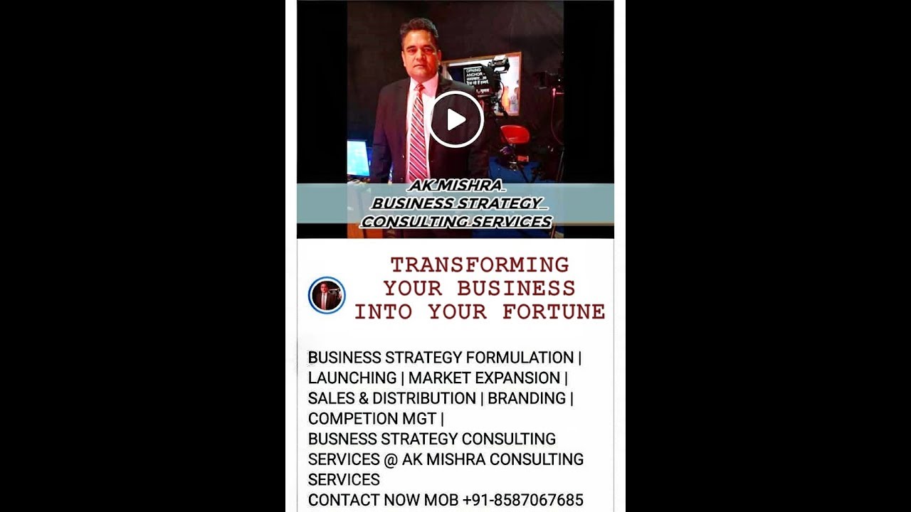 AK MISHRA CONSULTING SERVICES -STAND OUT IN BUSINESS WORLD