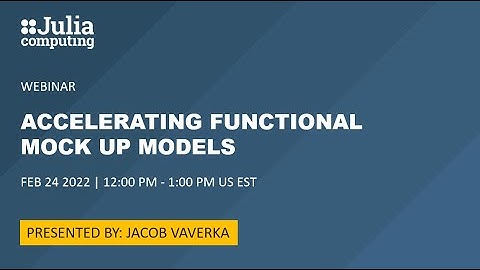 Accelerating Functional Mock Up (FMU) Models