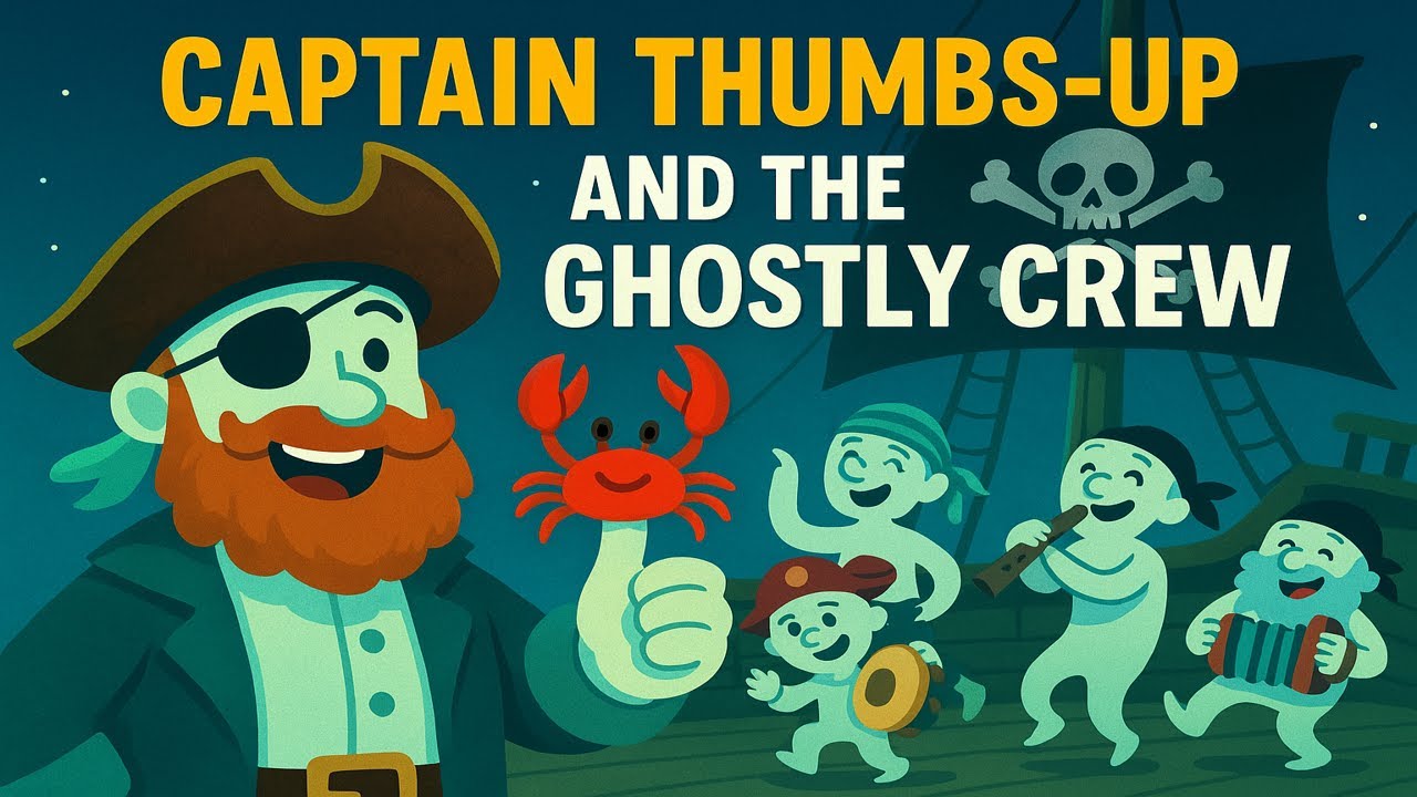 Captain Thumbs-Up and the Ghostly Band | (A Fun Pirate Song for Toddlers!) 