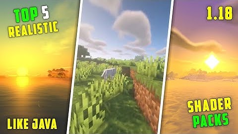 [RTX] TOP 5 BEST SHADERS FOR MINECRAFT PE | 1.18+ | Minecraft