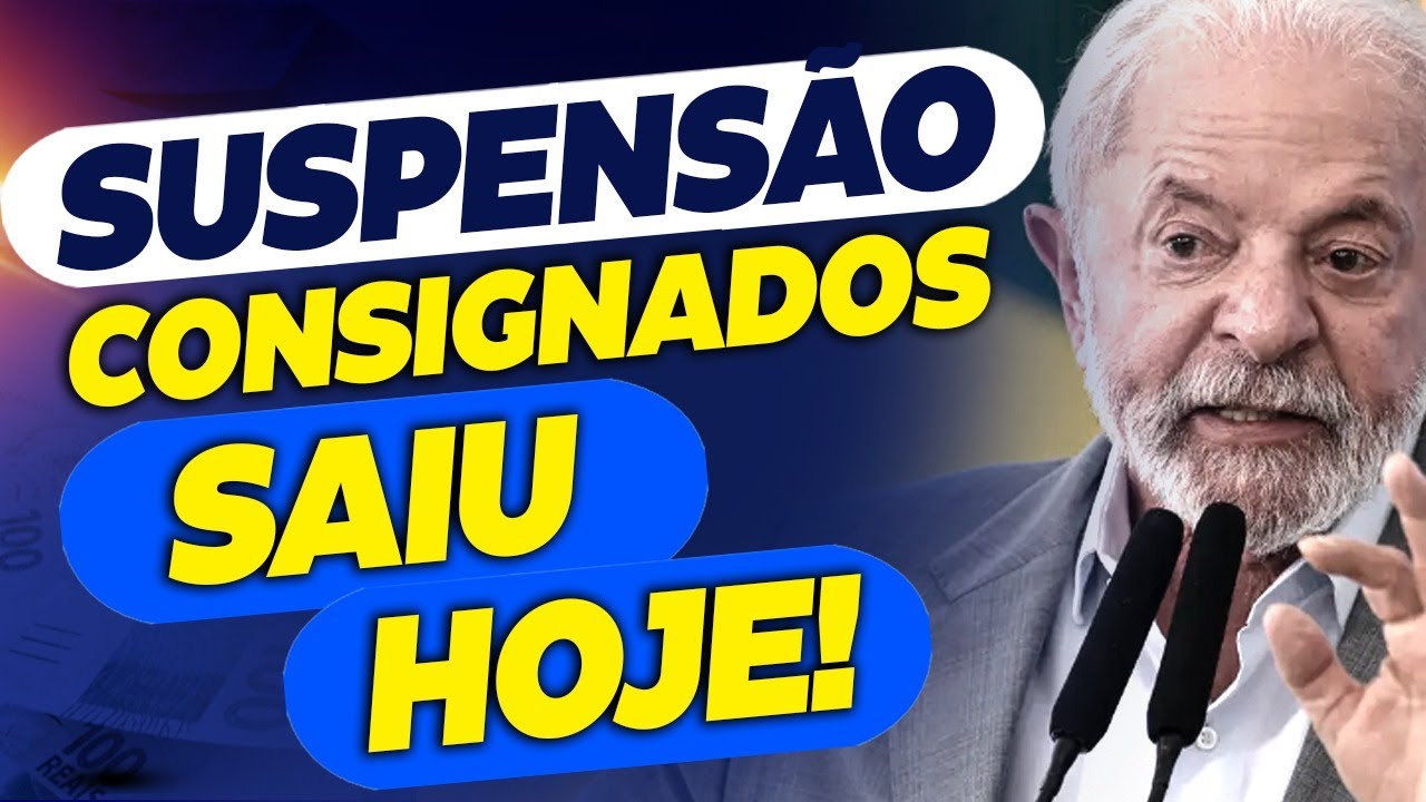 DIÁRIO OFICIAL CONFIRMA: SUSPENSÃO dos CONSIGNADOS na FOLHA de PAGAMENTO