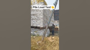 Vertical Pile Load Test #viralvideo #construction #pileloadtest #civilengineering #viral #civilengin