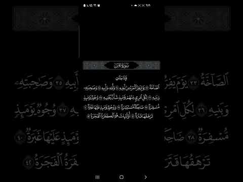 تلاوة حجازية يذكرنا الله بالقيامة يوم يفر المرء من أخيه و وجوه يومئذ مسفرة القارئ نبيل الرفاعي