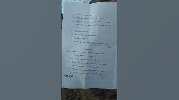 BSc 3rd year physics question paper nuclear and particle physcs