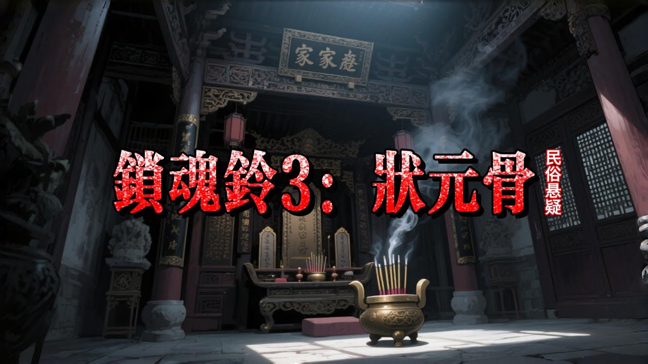 【锁魂铃3：状元骨】你听说过状元骨吗？把家里中过状元的老祖宗，做成骨神，供奉在家庙里。从此，这一家将人才辈出，神童降世。只是，如果你不是这家人......#有声小说 #小说 #悬疑 #助眠