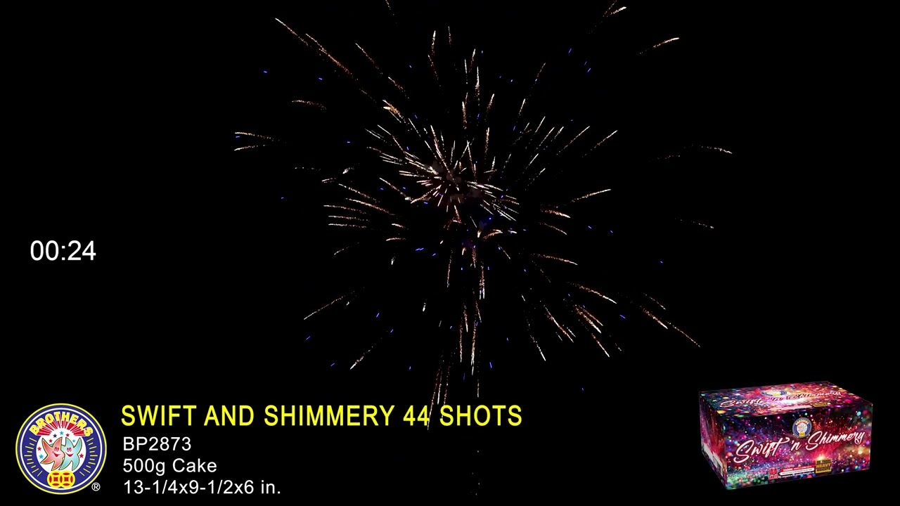 Swift 'n Shimmery by Brothers Pyrotechnics