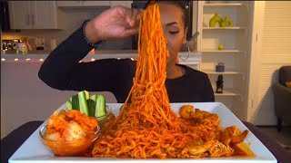 Download Lagu FIRE NOODLES MUKBANG * اكل الاندومي الكوري الحار MP3