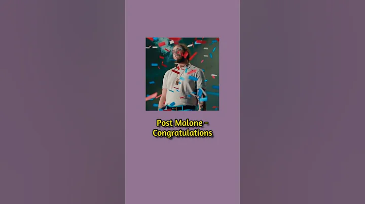 #postmalone and the 9th #song of the day 31.07 - ‘Congratulations’ 👏🏼 #shorts #music #foryou