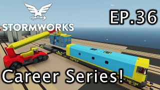 Finishing The Container Handler!! | Stormworks Career Series EP.36