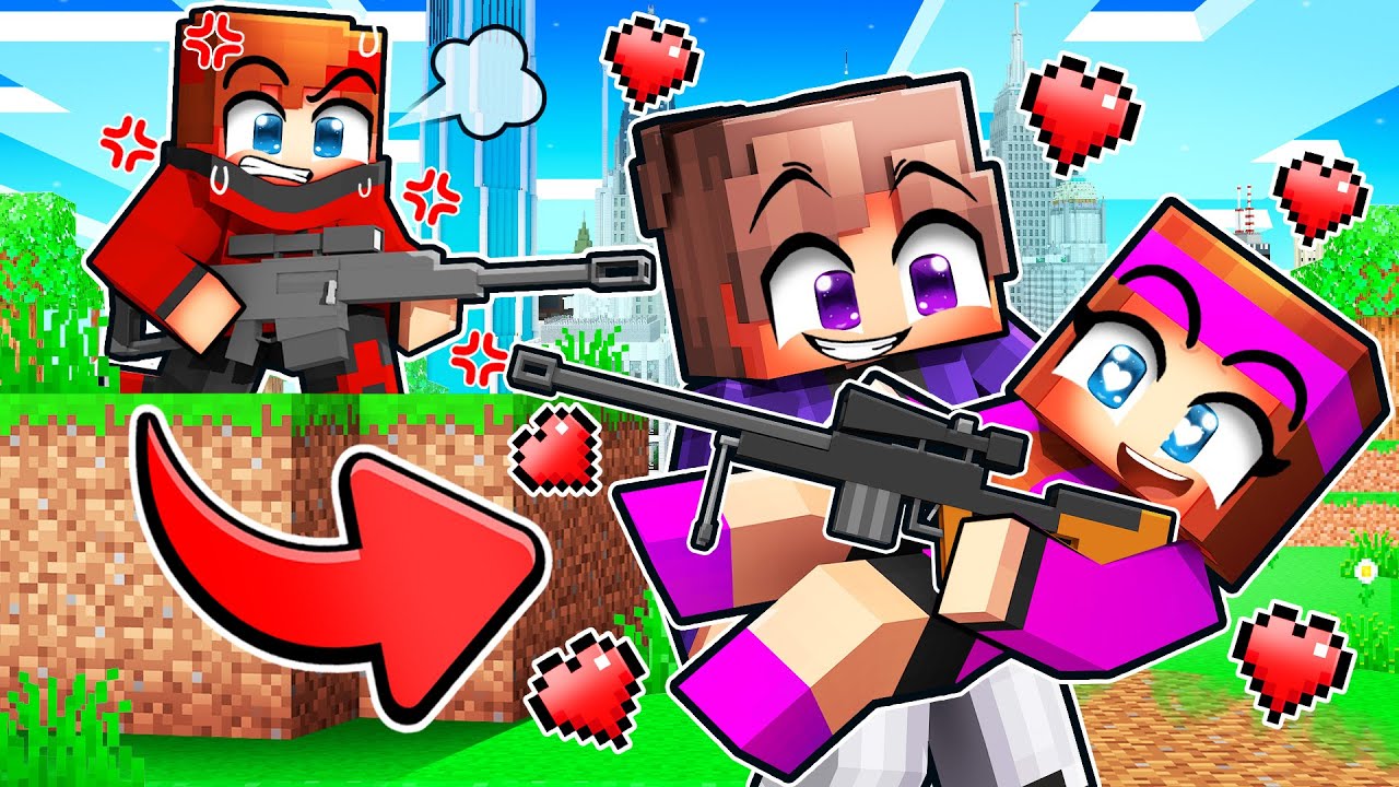 Ma FANGIRL m'a trompé donc Je suis devenu un SNIPER ÉLITE sur Minecraft !