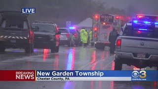 3 People Killed, 8 Others Injured After Van Overturns In Chester County, Police Say