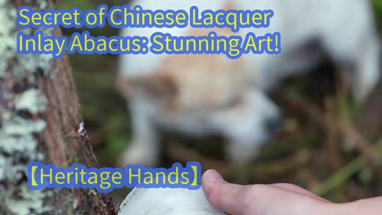 Secret of Chinese Lacquer Inlay Abacus: Stunning Art! 【Heritage Hands】