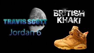 Travis Scott Jordan 6 British Khaki SOOOO FIRE!!! cross da water review (DHGATE ALTERNATIVE)