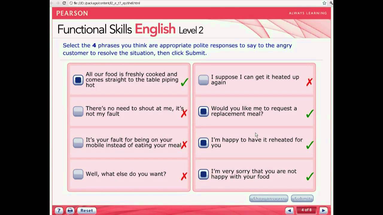 Writing A Report English Level 2