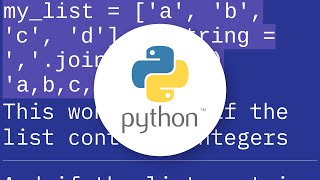 How would you make a comma-separated string from a list of strings?