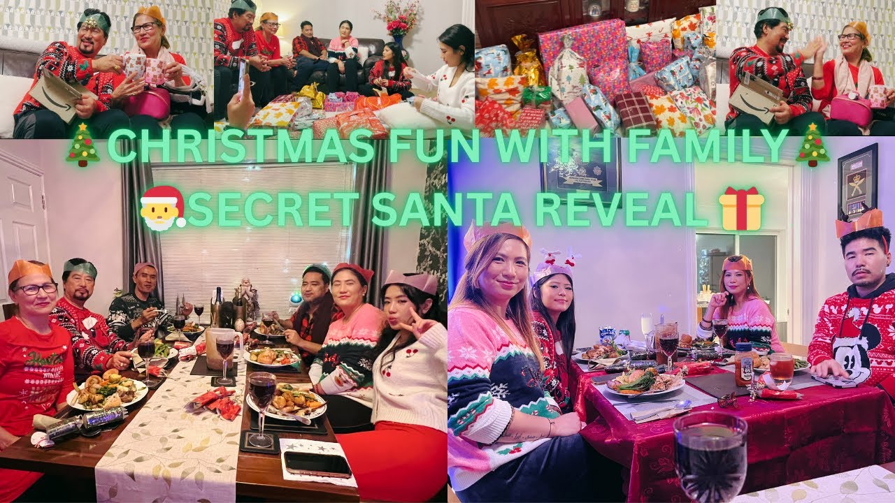 Christmas Day Vlog 🎄 Fun Family Time ,🎅Secret Santa Gift Opening  & Lots of Laughs 
