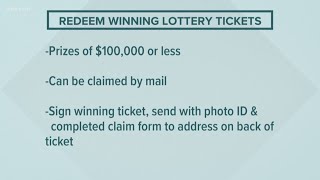 So you've won and it's more than $500, what do you do?