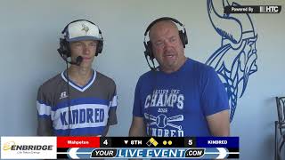 Wahpeton vs Kindred - Essentia Health Legion Baseball Tournament
