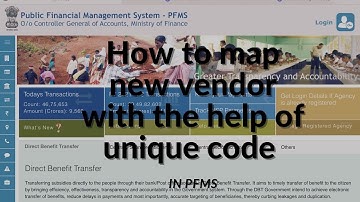 How to map new vendor with the  help of unique code