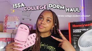 issa college dorm haul *broke college student activated* | howard university | seasonsofshai