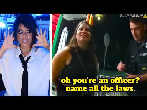 Gen Z Karen Argues With Police Like She's In A TikTok Comment Section