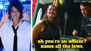 Gen Z Karen Argues With Police Like She's In A TikTok Comment Section