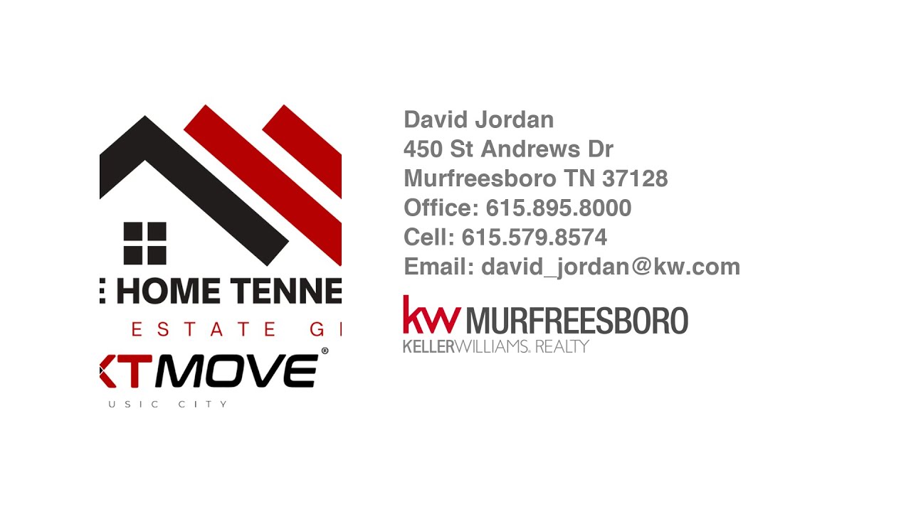 2608 Parkwood Dr Murfreesboro TN 37128 — David Jordan YouTube
