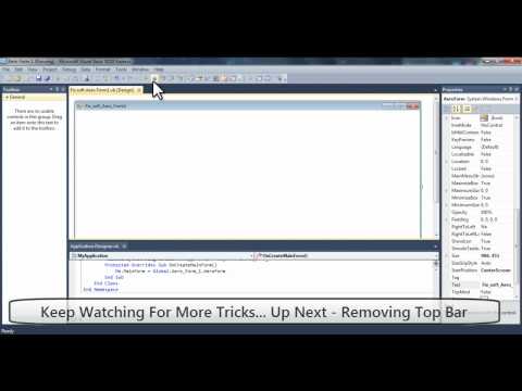 Visual Basic - Making Aero Forms (Great Looking)