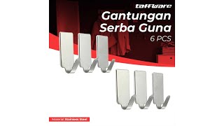 Gantungan Serba Guna Adhesive 6 PCS