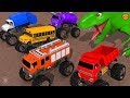 Comptines bb     dessin anim avec tracteur et voitures colores pour enfants