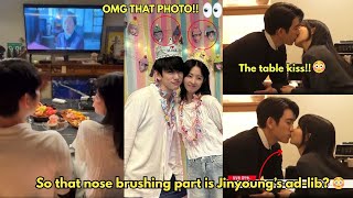 Jinyoung & Boyoung watched the finale together — did they recall all those kiss scene takes? 😚💕 screenshot 4