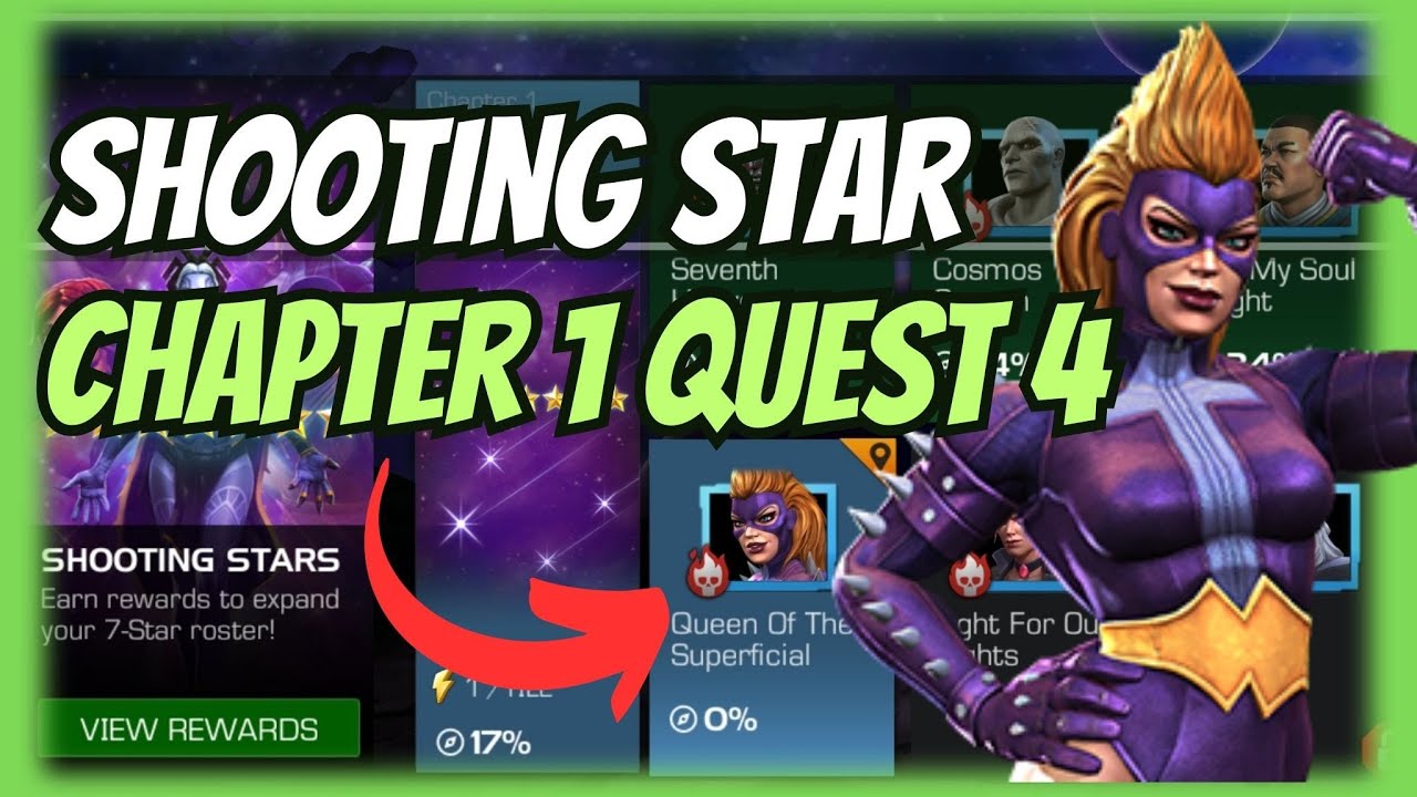 Mcoc new Quest Shooting Stars Chapter 1 Quest 4 easy completion